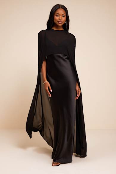 formal black dresses for weddings 12 Elegant Black Wedding Guest Dresses For Every Celebration