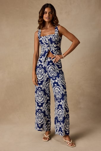 SET8314BP: NAVY/IVORY 1