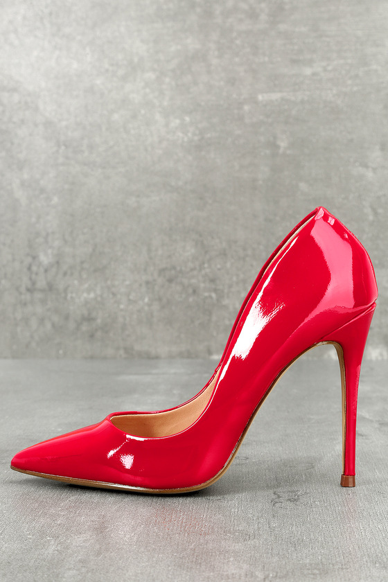 Steve Madden Daisie Pumps - Red Pumps 