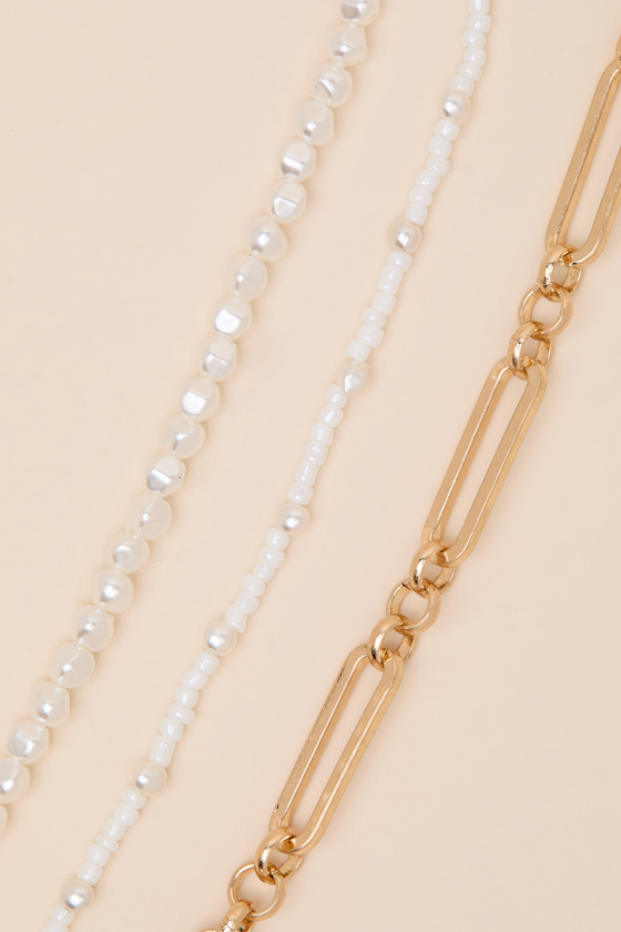 Taye Gold Layered Choker Necklace - thumbnail 5