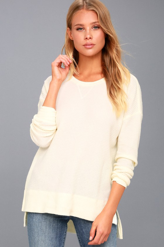 Emerson Cream Long Sleeve Thermal Top