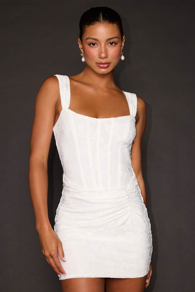 short bustier dress Velvi - Evelyn Mini - Ruched Dress - Emerald Perfect for Summer! Fendi Short Faille Bustier Dress