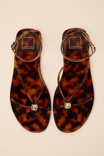 Kenley Tortoise Jelly Ankle Strap Sandals 1