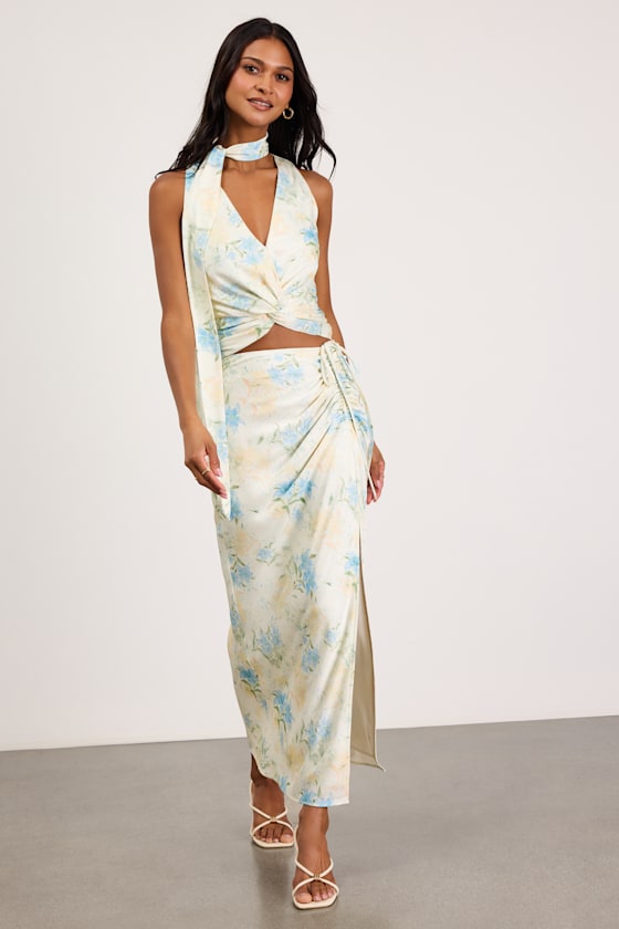 CB2270L: LIGHT BLUE CREAM FLORAL 1