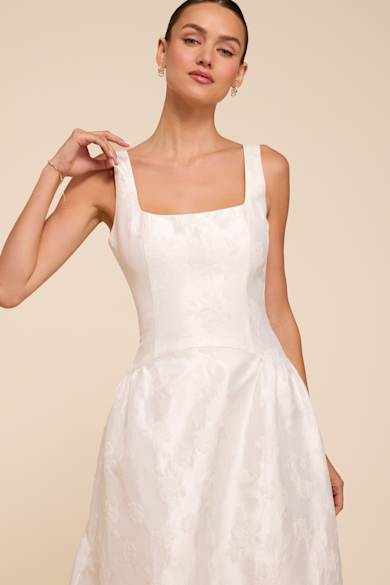 white formal dress near me Cowl-Neck Off-White Long with Bow Off White / 8 6% Spandex Women's White Formal Dresses &