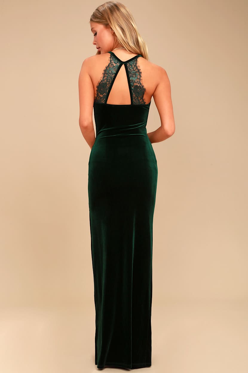 green emerald velvet dress Green Velvet Long A-Line Prom Dress, Green Off the Shoulder Graduation