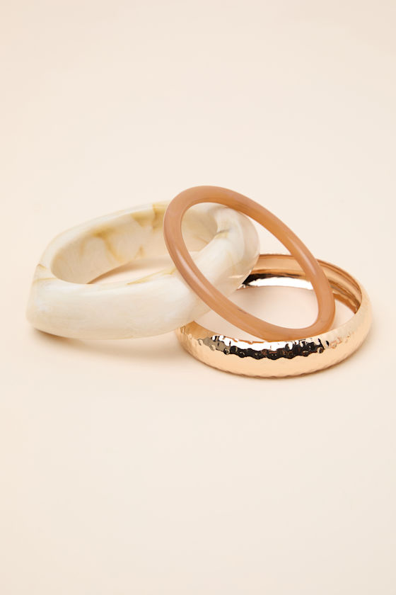 Julla Multi Bangle Three-Piece Bracelet Set 1
