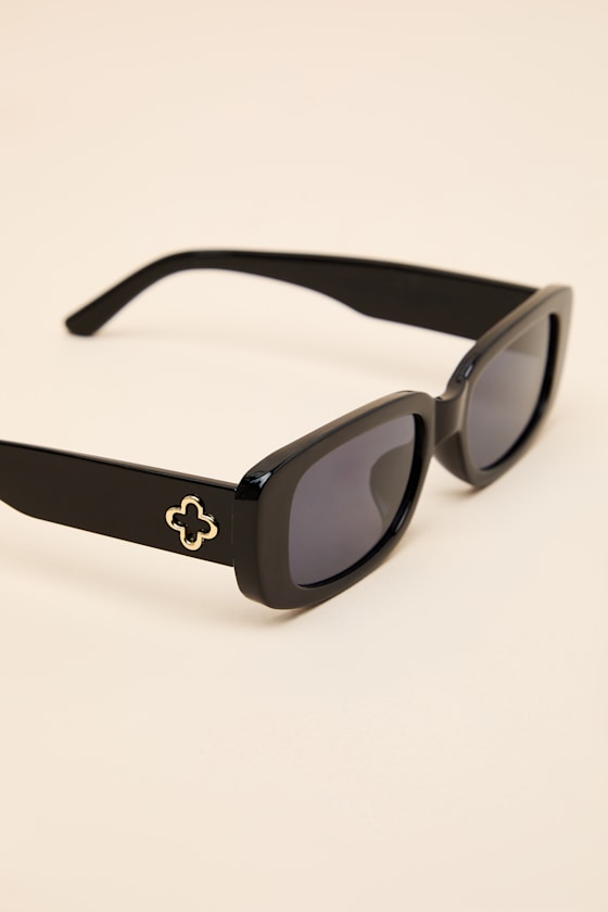 Randi Black Square Sunglasses - thumbnail 5