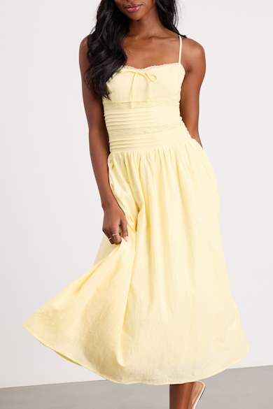 casual yellow dresses Cotton Gauze Mini Dress - makes the suit look beautiful SOLERSUN Mustard Yellow Sleeveless V