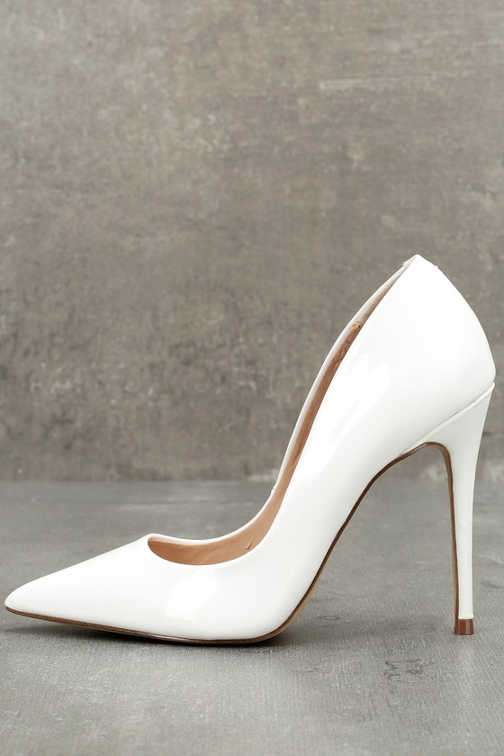 Steve Madden Daisie Pumps - White Pumps 