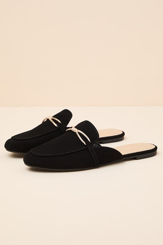 Delvin Black Suede Slide-On Loafers - thumbnail 5