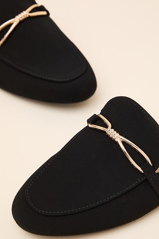Delvin Black Suede Slide-On Loafers - thumbnail 6