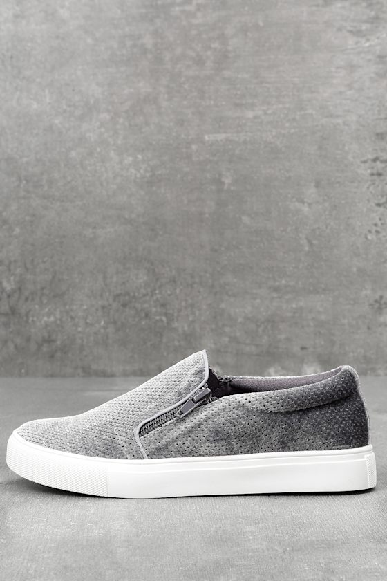 report slip on sneakers