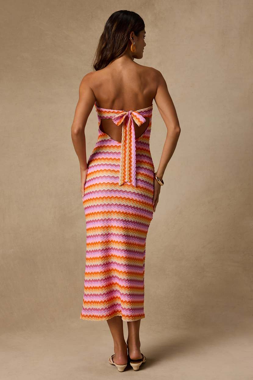 where to find cute maxi dresses Living On The Edge Pink Ombre Dress – Shop the Mint Size:14-16/1X cap-sleeve Care Fit Leyajedol Women Y2k Bodycon