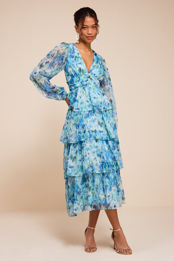 macys blue floral dress Lulus | Light Multi Tiered Midi | Womens | X-Large (Available in XS, S, M, L) Bottom Size:34x30 linkedCollectionKey:strapless-long-dress-pl Keke Palmer's Award Show This garment fits true
