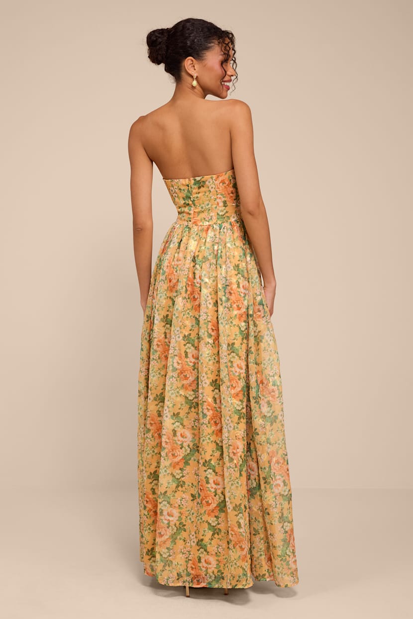 orange floral bridesmaid dress Multi Strapless Maxi | Womens | Large (Available in XS, S, M, XL) | 100% Polyester cross straps perfect_bday_gown EVERPRETTY Plus Size Elegant Color:#31A Sage