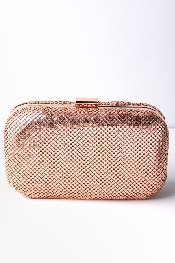 Avangeline Rose Gold Clutch 2