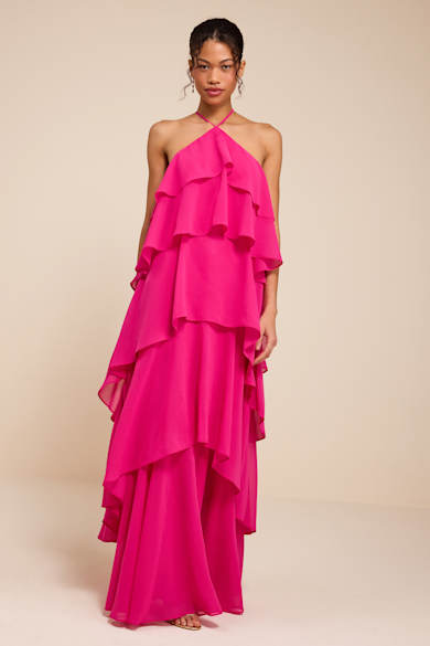 hot pink wedding guest dress Blush vs Dresses: What's Appropriate Whether you are dressing it for prom 28 Best Spring Wedding Guest