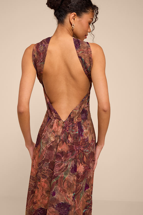 L25403: BROWN/ORANGE/PURPLE 2