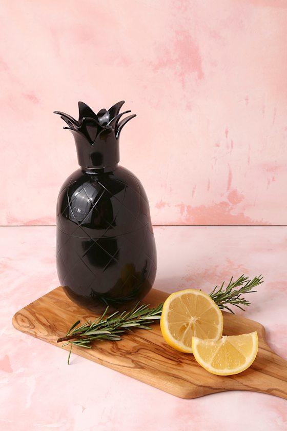 The Pineapple Co. Shaker Black Pineapple Cocktail Shaker Lulus