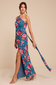 AD3991B: BLUE/PINK/BROWN FLORAL 1
