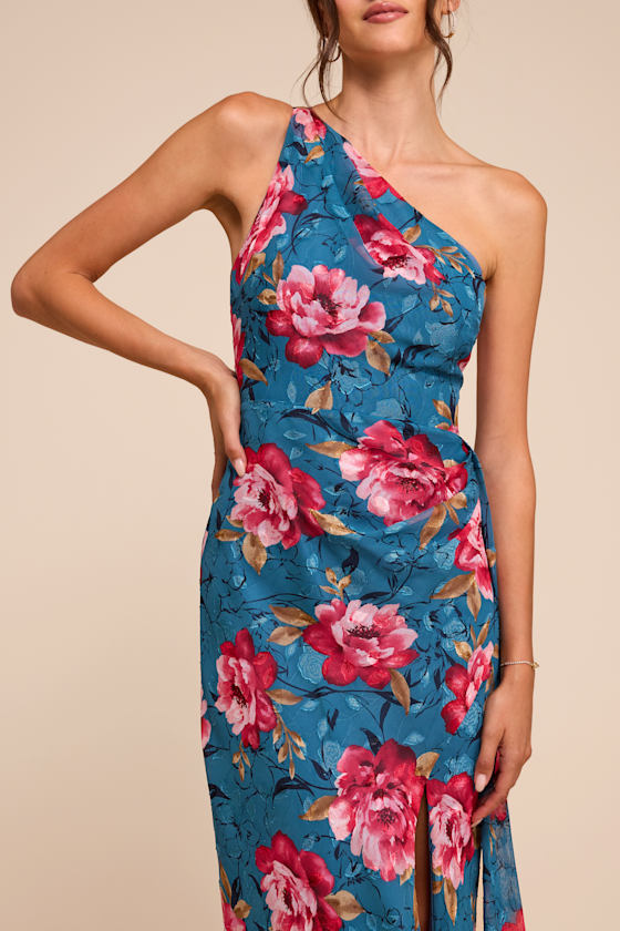 AD3991B: BLUE/PINK/BROWN FLORAL 2
