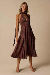 L25388: RUST/DK GREEN/TAUPE 1