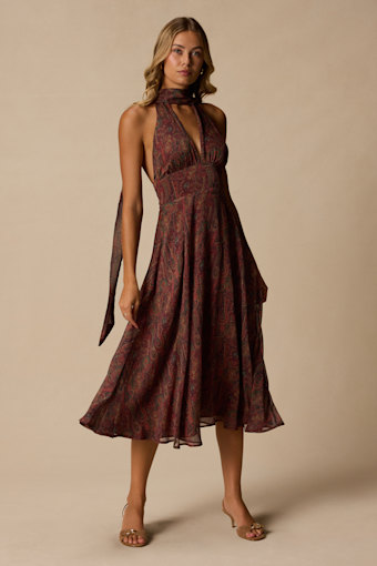 L25388: RUST/DK GREEN/TAUPE 1