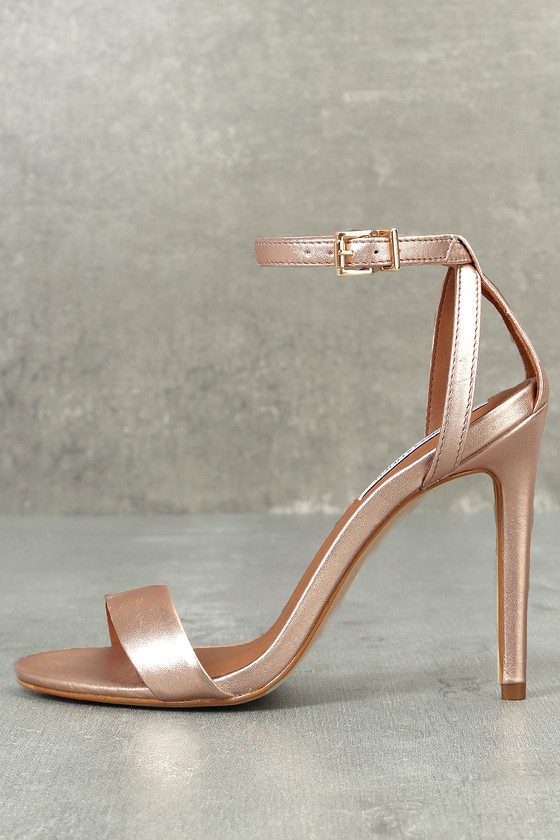 steve madden rose gold heels