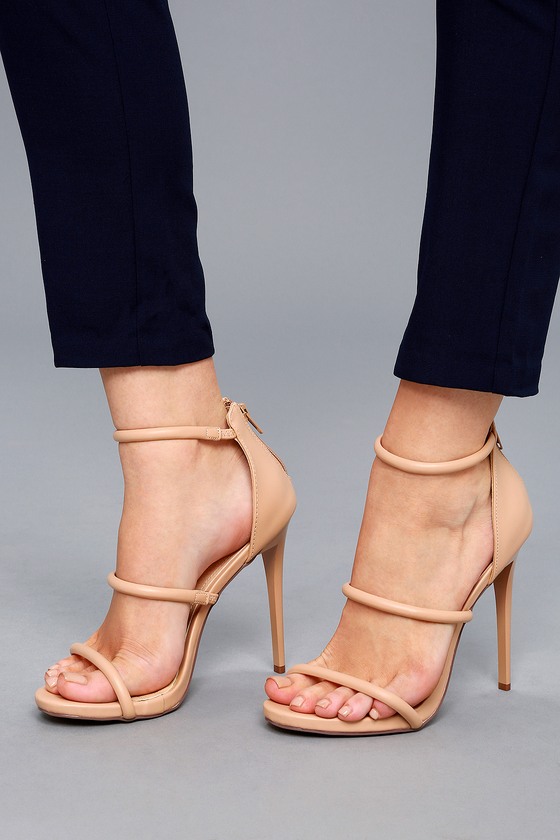black leather platform slides