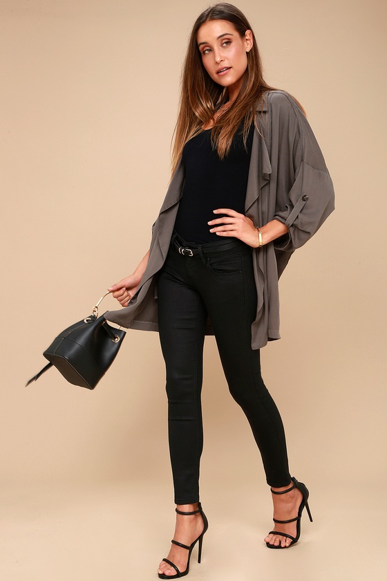 cool black jeans