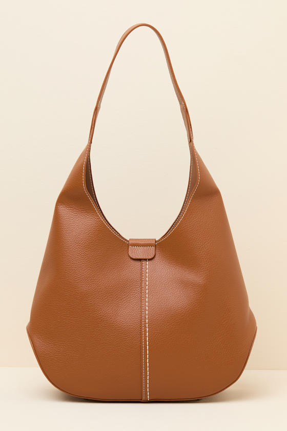 Alycee Brown Vegan Leather Tote Bag - thumbnail 5