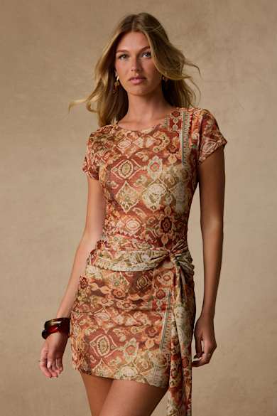 short boho formal dresses Leely Women Vintage Ivory Short Lace Boho Wedding Dress with Sleeves High Neck Bodycon Hen Do Dress