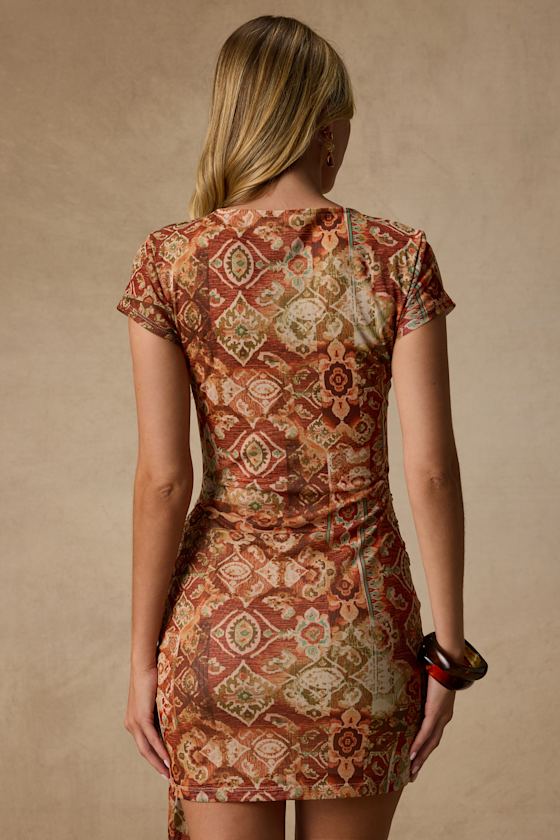CD35459: RUST/BROWN/GREEN/ CREAM 2