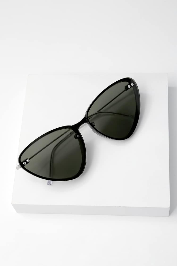 New Spitfire Black Cat Eye Sunglasses Black Spitfire Cobain Cat 3 Black Full Rim Sunglasses (0006) | eBay main image 3