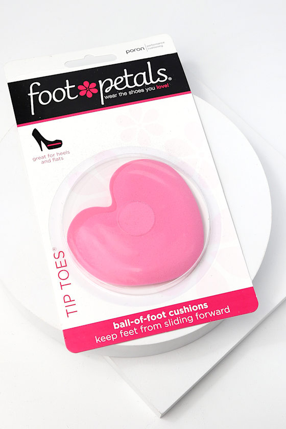 Tip Toes Pink Heart Ball-of-Foot Cushions 1