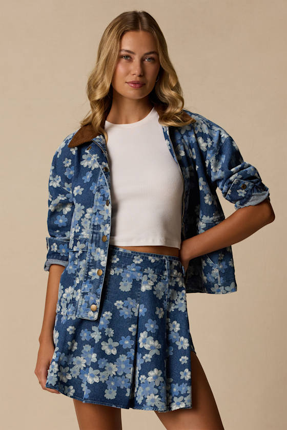 BKE001: MEDIUM WASH/ LT WASH FLORAL/ CAMEL 1