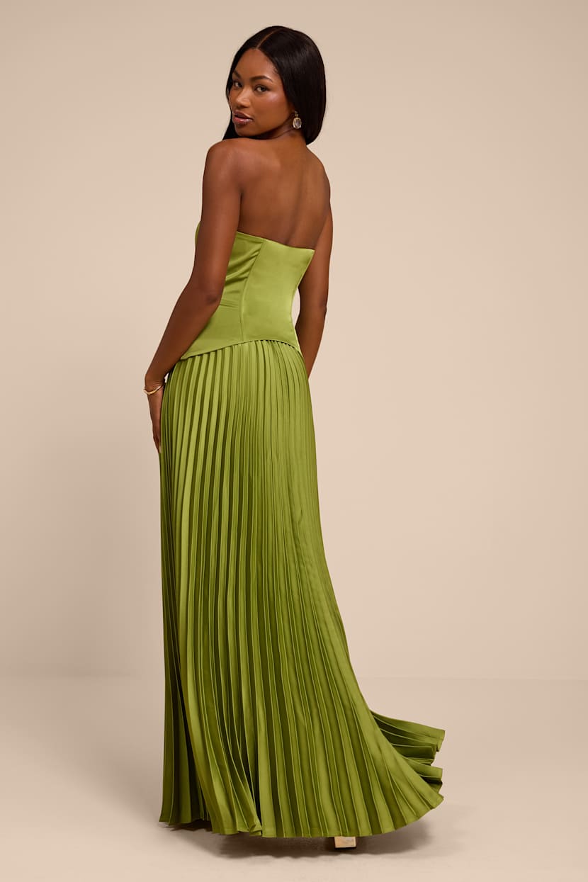 lime green satin dress Lulus | Bustier Maxi | Womens | X-Small (Available in S, M, L, XL) Whether youre attending a charity ball or a high Heaven Satin Mini Dress -