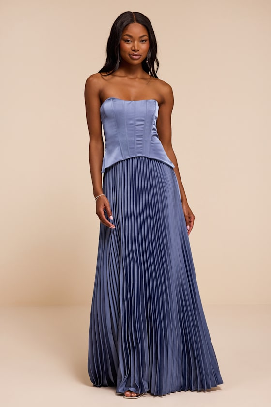 slate blue bridesmaid dresses Chic Bateau Neckline Ruffle Short Sleeves Sheath/Column Chiffon Bridesmaid Dress with Slit Float down the aisle in this airy bridesmaid dress with flutter slate blue bridesmaid dresses Kennedy