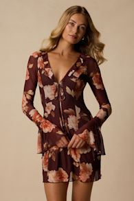 CD2298LK: BROWN/ ROSE/ IVORY/ MUTED OLIVE 1