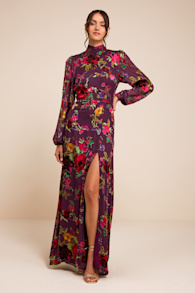 CLD302054: PLUM FLORAL 1