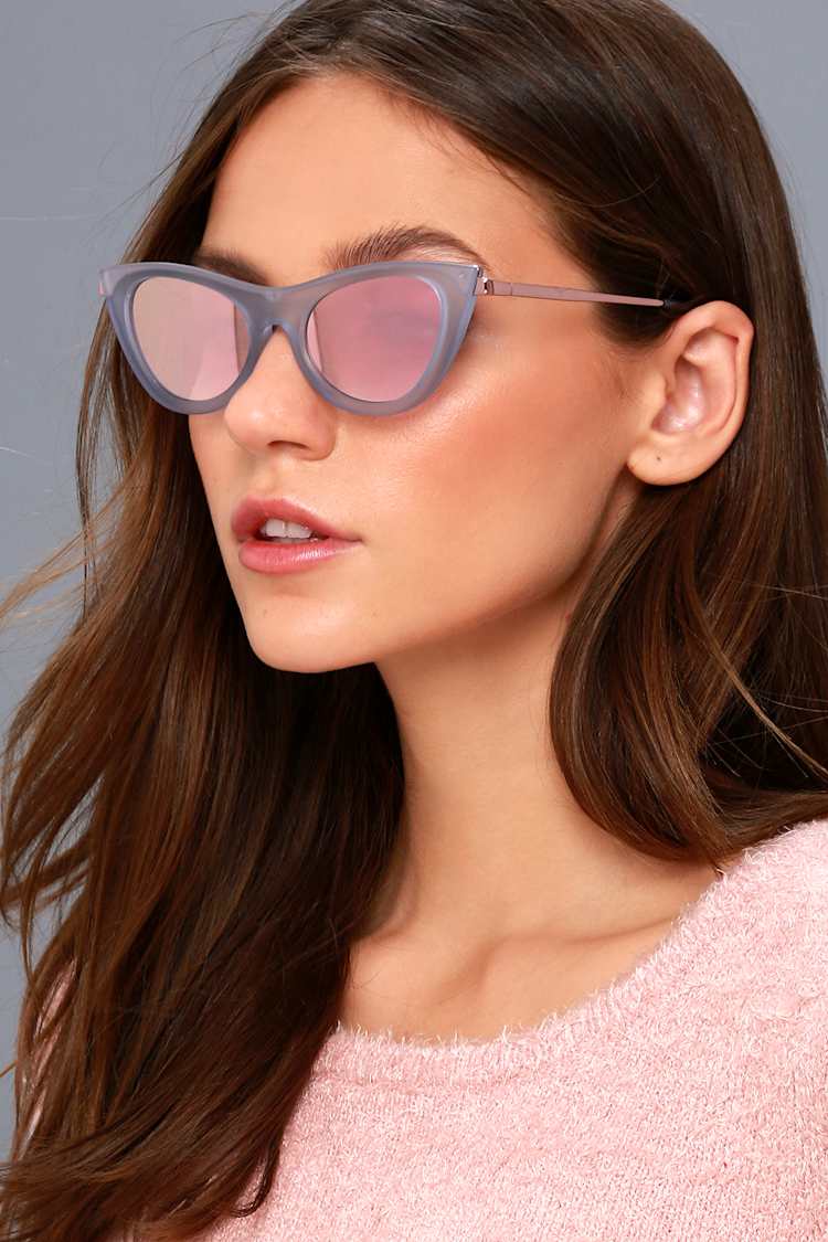 Le Specs Enchantress - Blue Sunglasses - Cat-Eye Sunglasses  display picture 1