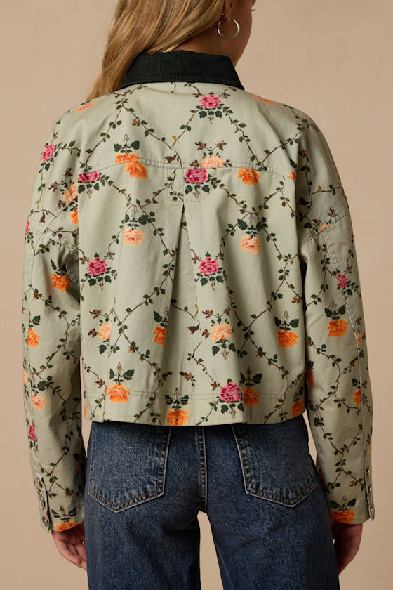 Corbin Green Floral Jacket - thumbnail 4