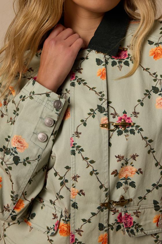 Corbin Green Floral Jacket - thumbnail 5