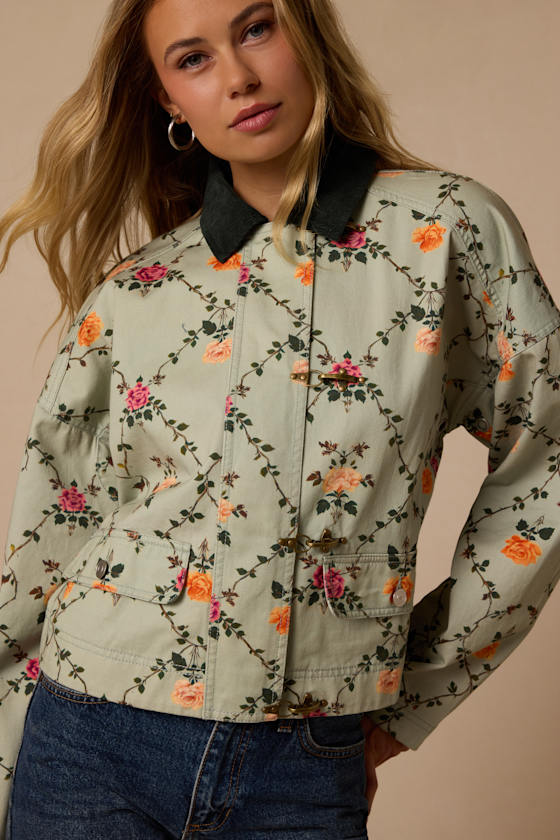 Corbin Green Floral Jacket - thumbnail 6