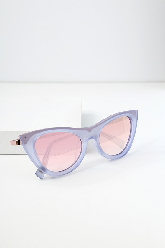 Le Specs Enchantress Blue Sunglasses CatEye Sunglasses