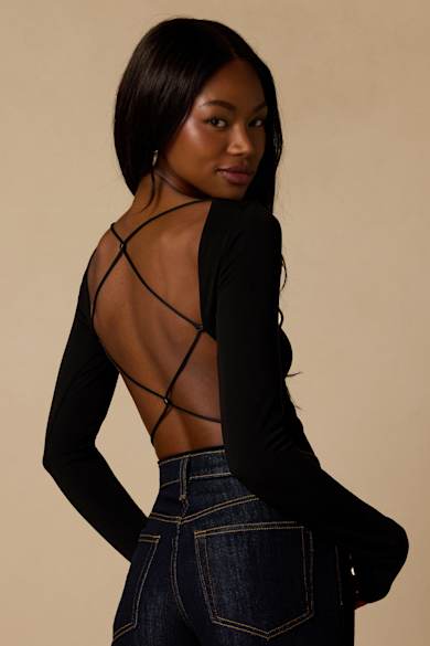 backless tops and dresses for Women Open back LANTEJOULAS A simple hack for SIZE:US 6