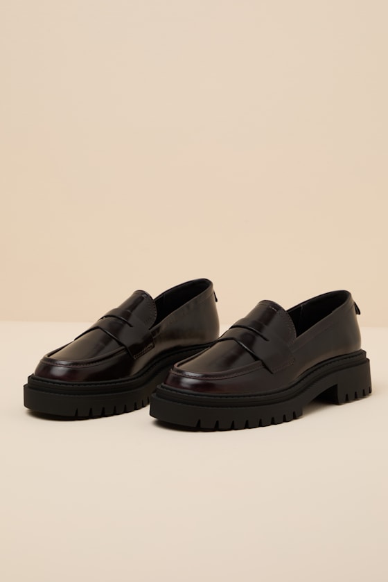 Henrik Wine Platform Penny Loafers - thumbnail 5