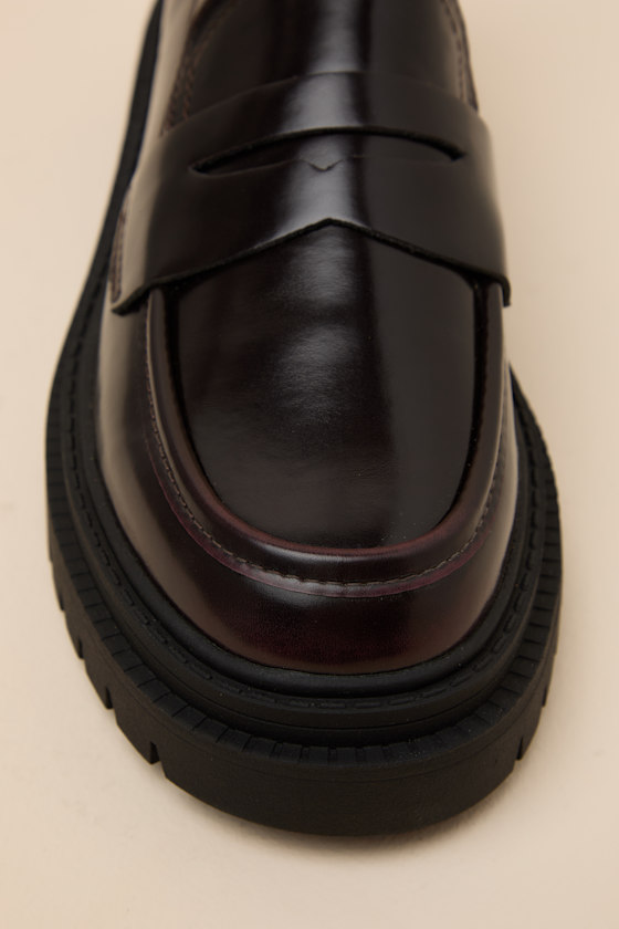 Henrik Wine Platform Penny Loafers - thumbnail 6