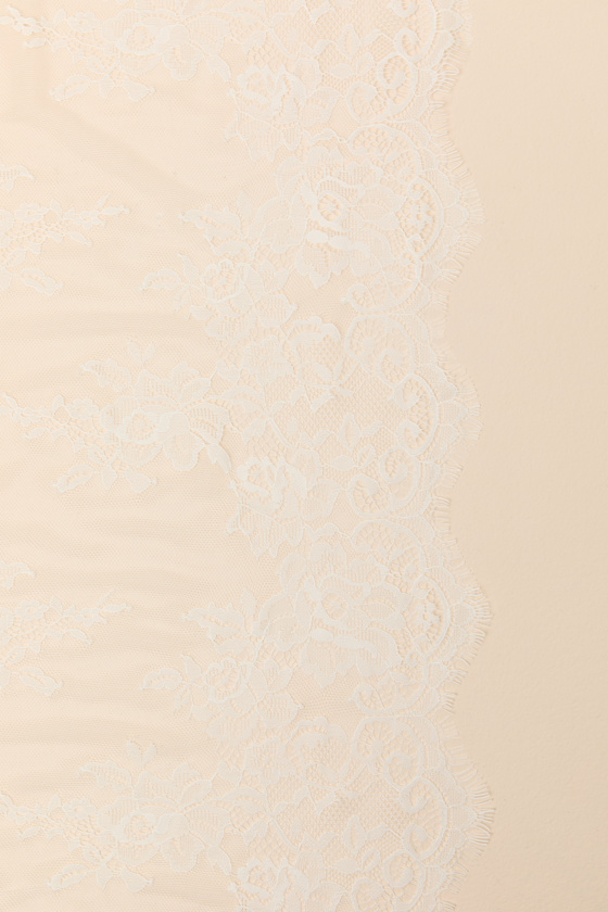 Ivette Ivory Lace Scarf - thumbnail 6